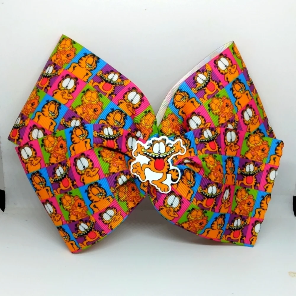 Garfield hair Bow